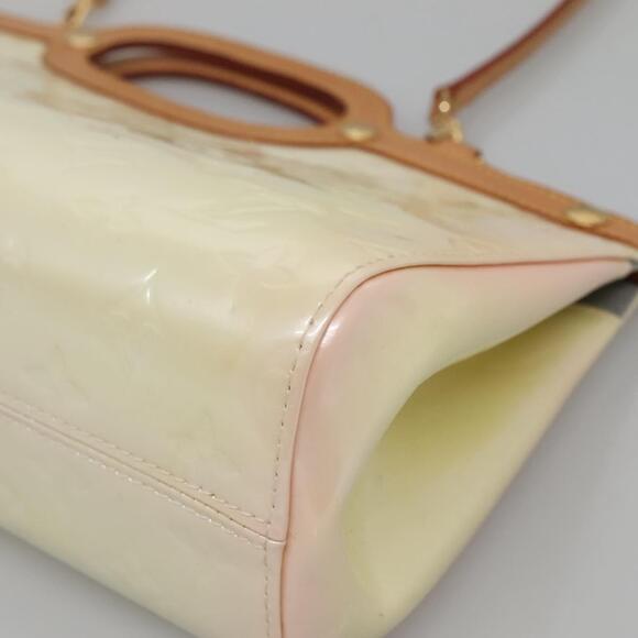 LOUIS VUITTON Monogram Vernis Roxbury Drive Hand Bag Perle M91374 - Picture 10 of 16